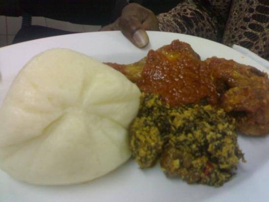 Semo and Egwusi soup