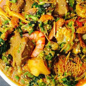 UGBA VEGETABLE OKRO SOUP