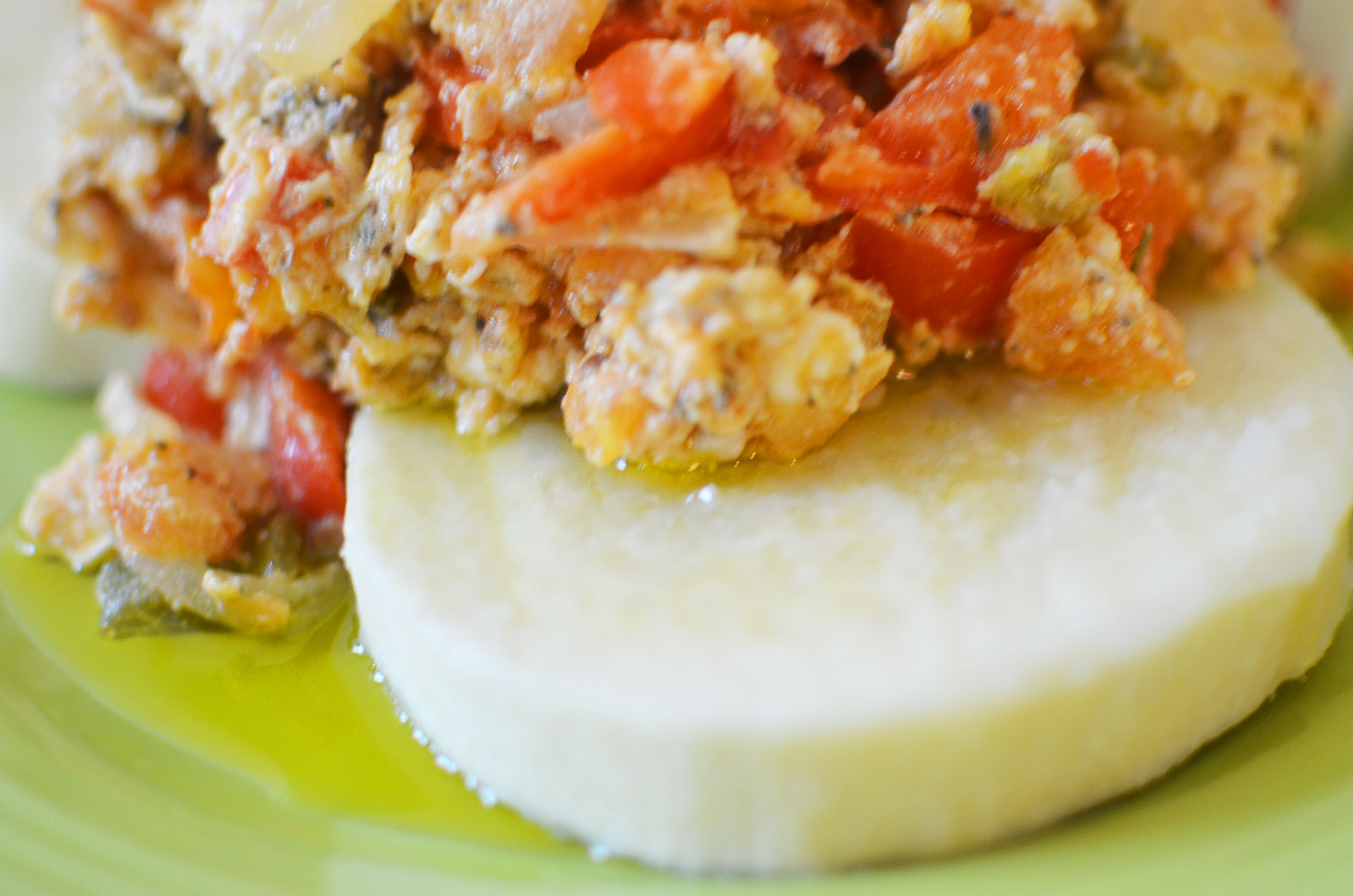 Boiled Yam/egg sauce