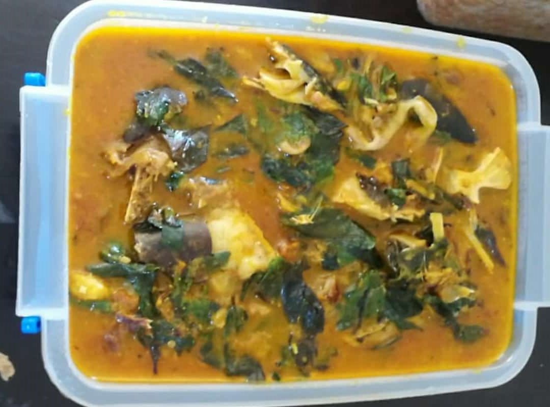 2.5 Ltrs of oha soup with beef ad assorted